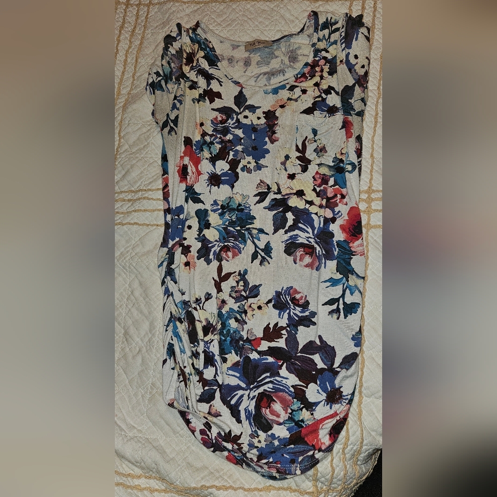 Floral Maternity Shirt